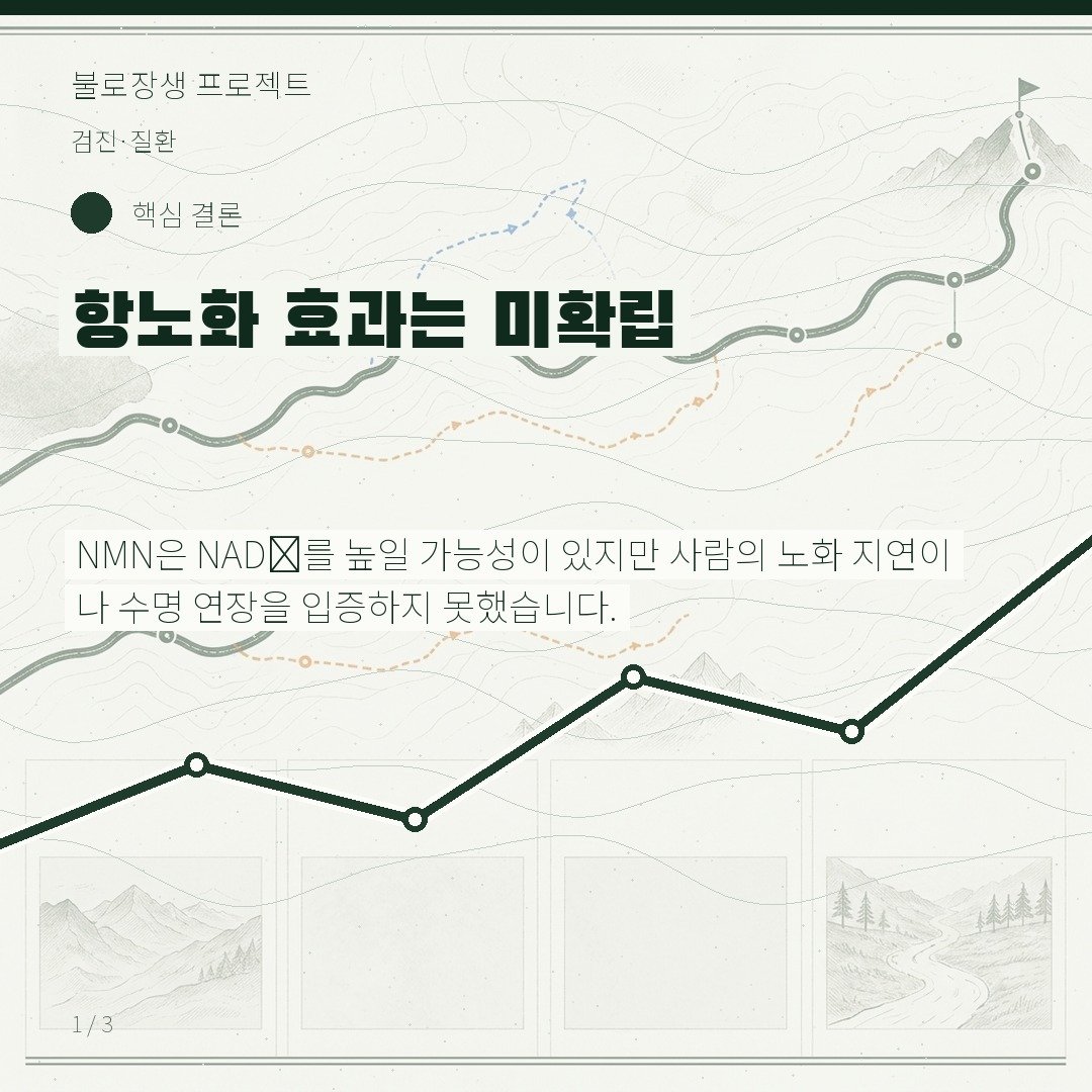 항노화 효과는 미확립