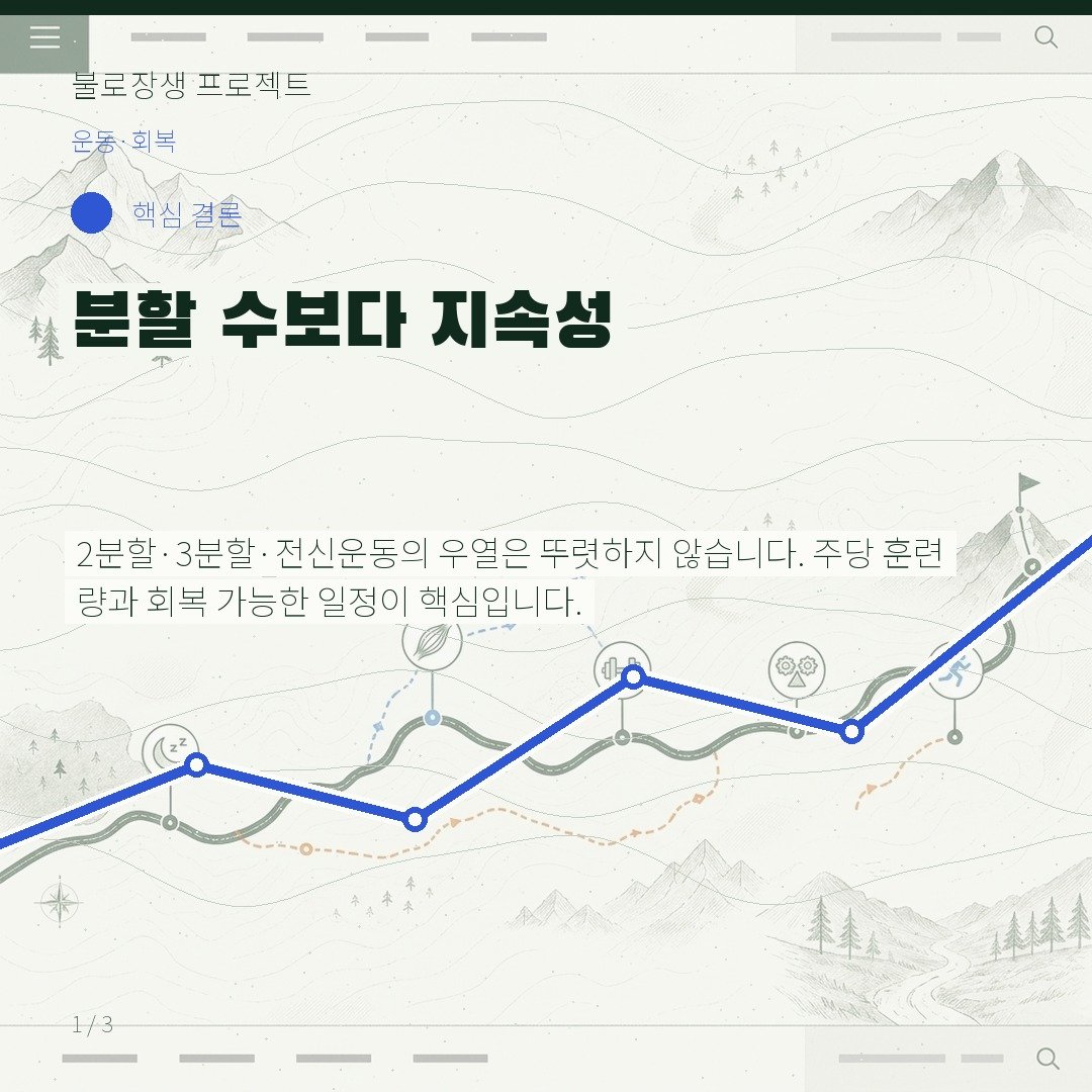 분할 수보다 지속성