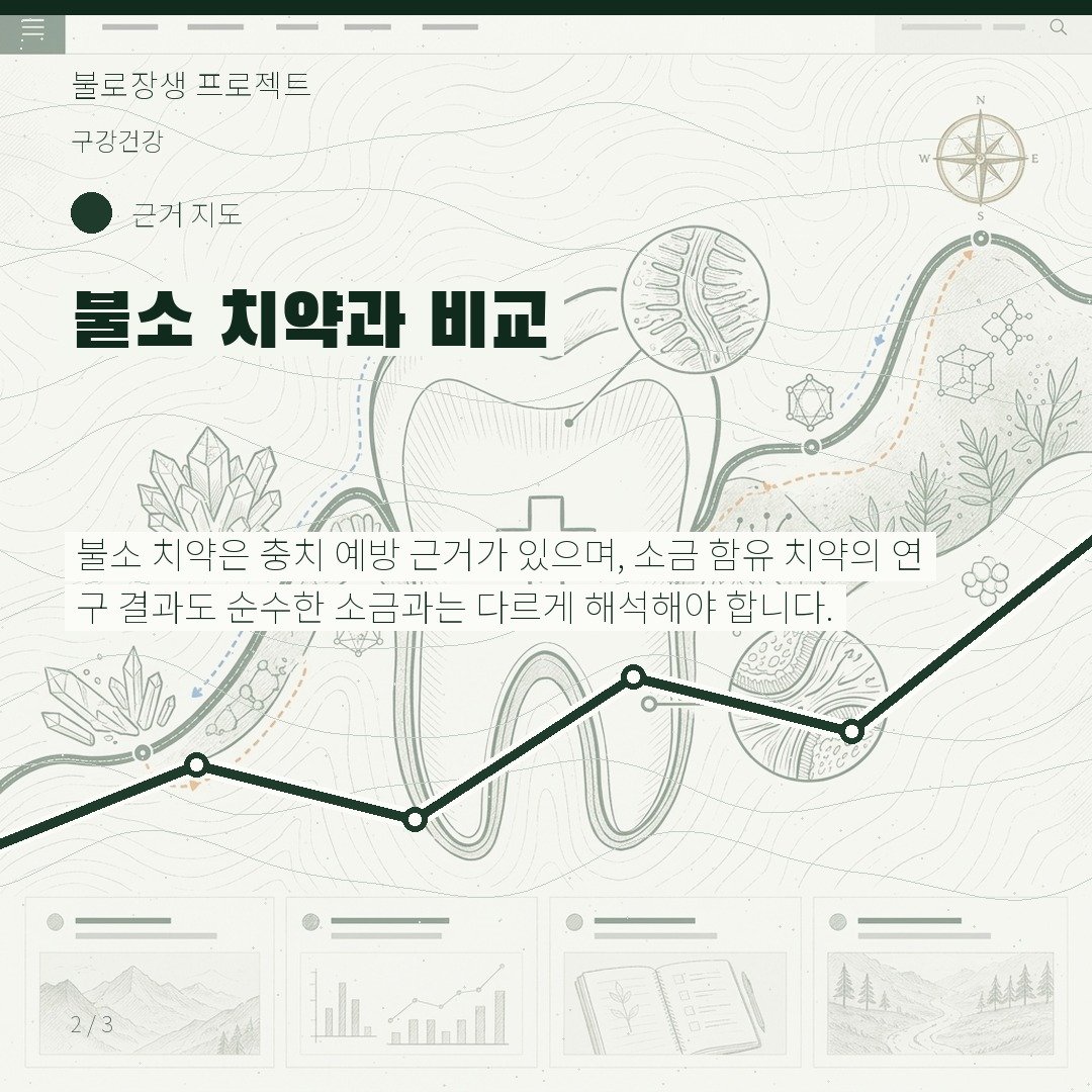 불소 치약과 비교