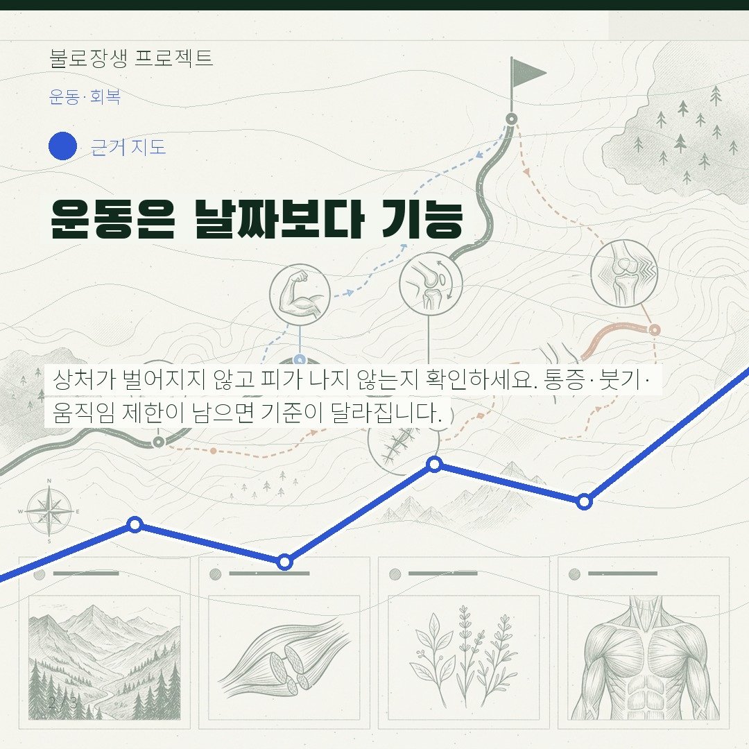 운동은 날짜보다 기능